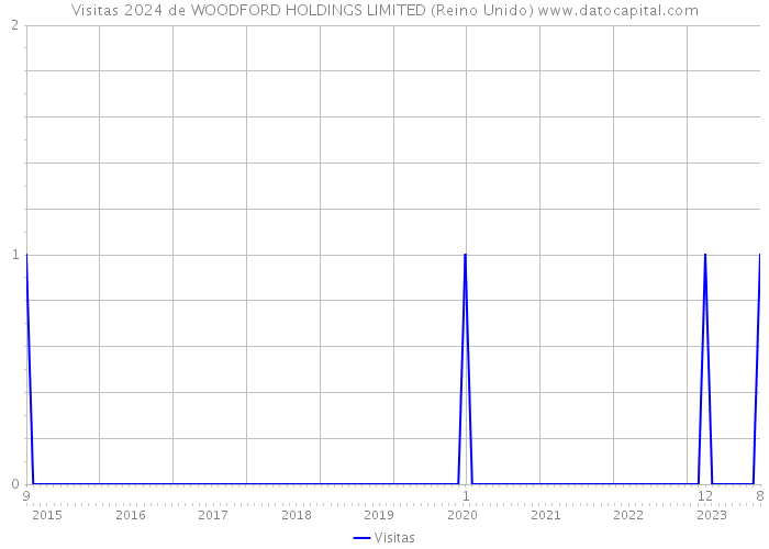 Visitas 2024 de WOODFORD HOLDINGS LIMITED (Reino Unido) 
