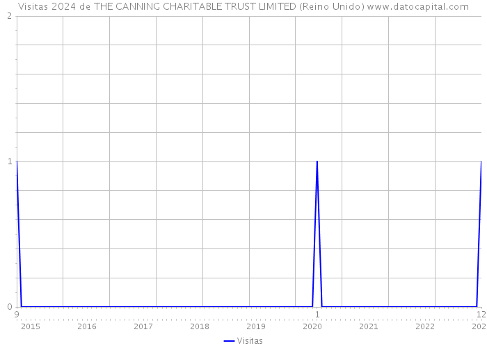 Visitas 2024 de THE CANNING CHARITABLE TRUST LIMITED (Reino Unido) 