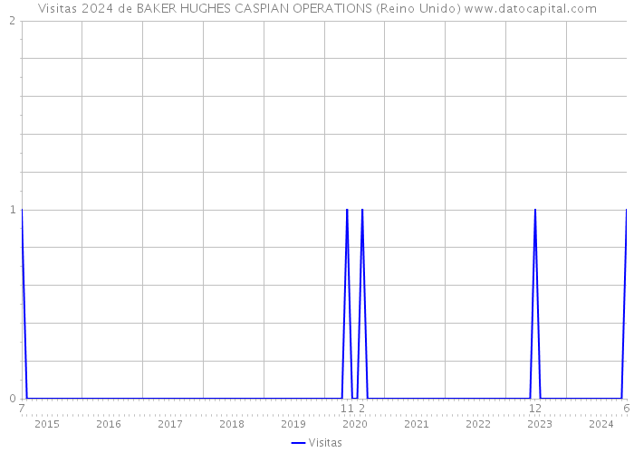 Visitas 2024 de BAKER HUGHES CASPIAN OPERATIONS (Reino Unido) 