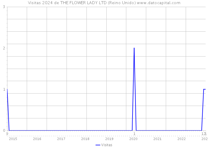 Visitas 2024 de THE FLOWER LADY LTD (Reino Unido) 