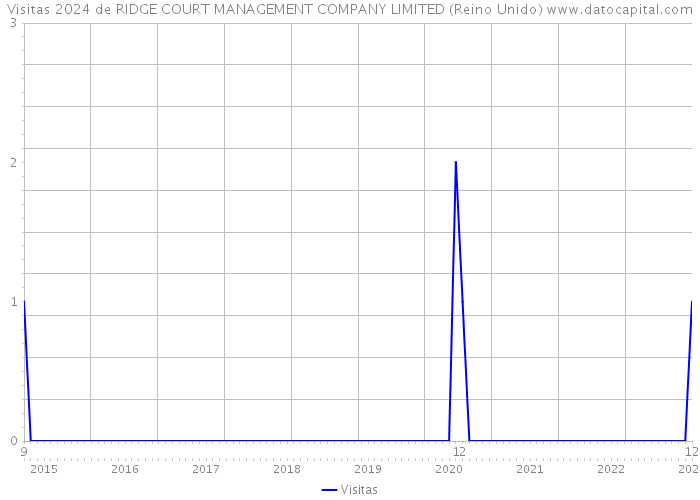 Visitas 2024 de RIDGE COURT MANAGEMENT COMPANY LIMITED (Reino Unido) 