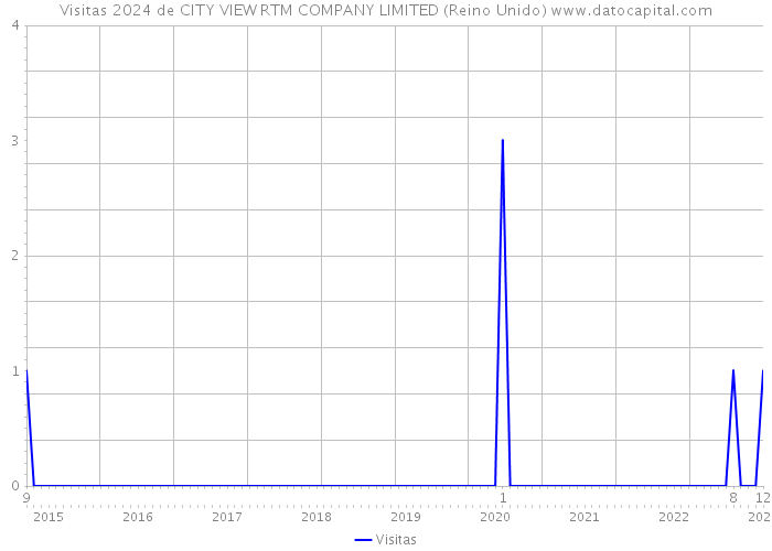 Visitas 2024 de CITY VIEW RTM COMPANY LIMITED (Reino Unido) 