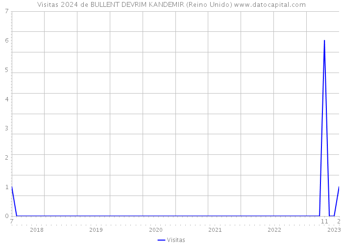 Visitas 2024 de BULLENT DEVRIM KANDEMIR (Reino Unido) 