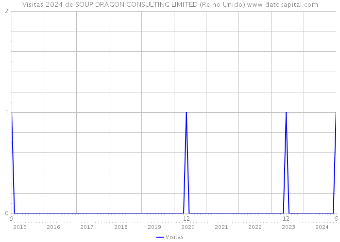 Visitas 2024 de SOUP DRAGON CONSULTING LIMITED (Reino Unido) 