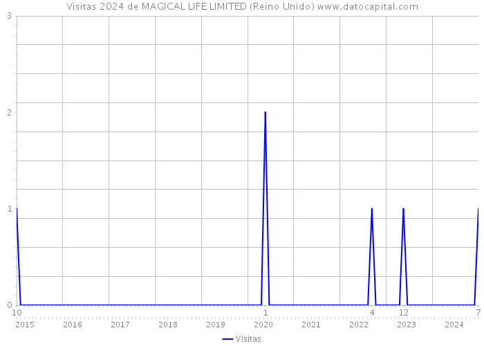 Visitas 2024 de MAGICAL LIFE LIMITED (Reino Unido) 