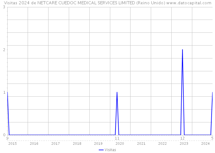 Visitas 2024 de NETCARE CUEDOC MEDICAL SERVICES LIMITED (Reino Unido) 
