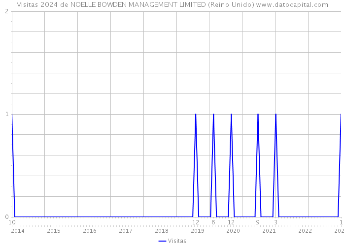 Visitas 2024 de NOELLE BOWDEN MANAGEMENT LIMITED (Reino Unido) 