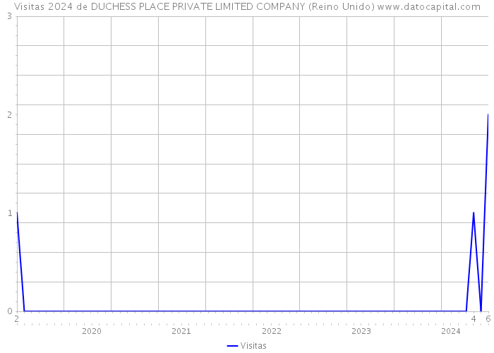 Visitas 2024 de DUCHESS PLACE PRIVATE LIMITED COMPANY (Reino Unido) 