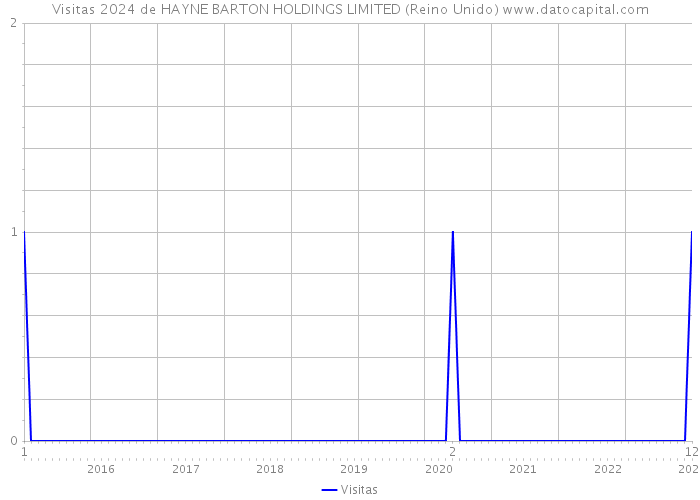 Visitas 2024 de HAYNE BARTON HOLDINGS LIMITED (Reino Unido) 