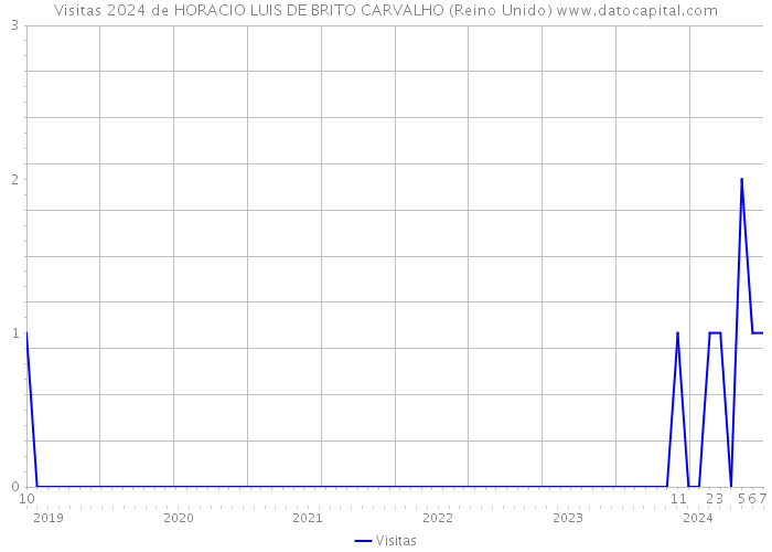 Visitas 2024 de HORACIO LUIS DE BRITO CARVALHO (Reino Unido) 