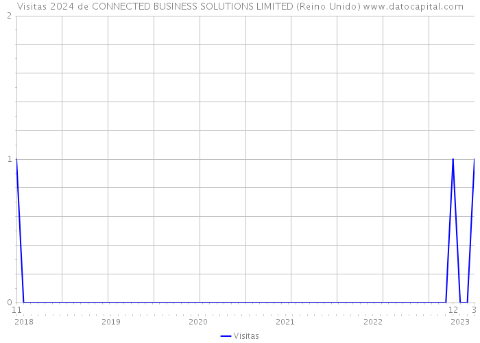 Visitas 2024 de CONNECTED BUSINESS SOLUTIONS LIMITED (Reino Unido) 
