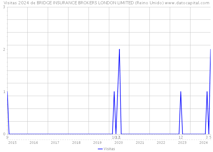 Visitas 2024 de BRIDGE INSURANCE BROKERS LONDON LIMITED (Reino Unido) 