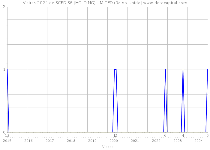 Visitas 2024 de SCBD S6 (HOLDING) LIMITED (Reino Unido) 