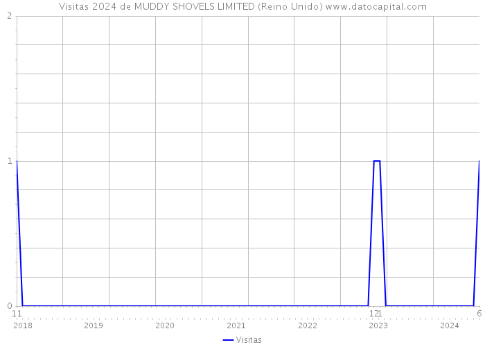 Visitas 2024 de MUDDY SHOVELS LIMITED (Reino Unido) 