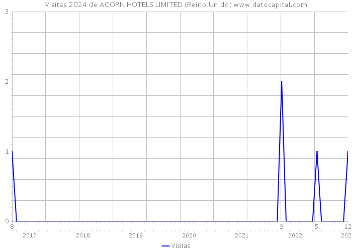 Visitas 2024 de ACORN HOTELS LIMITED (Reino Unido) 