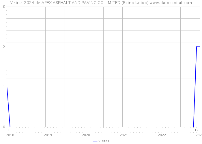 Visitas 2024 de APEX ASPHALT AND PAVING CO LIMITED (Reino Unido) 