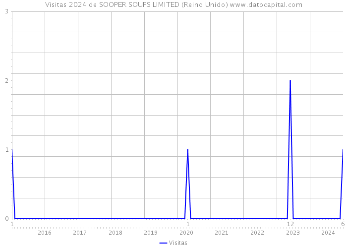 Visitas 2024 de SOOPER SOUPS LIMITED (Reino Unido) 