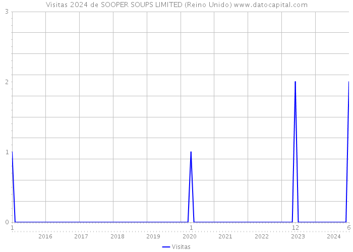 Visitas 2024 de SOOPER SOUPS LIMITED (Reino Unido) 