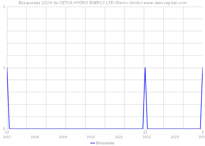 Búsquedas 2024 de CETUS HYDRO ENERGY LTD (Reino Unido) 