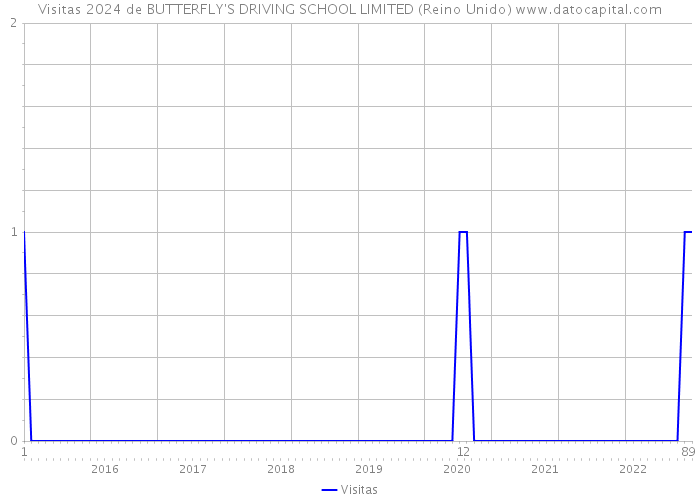 Visitas 2024 de BUTTERFLY'S DRIVING SCHOOL LIMITED (Reino Unido) 