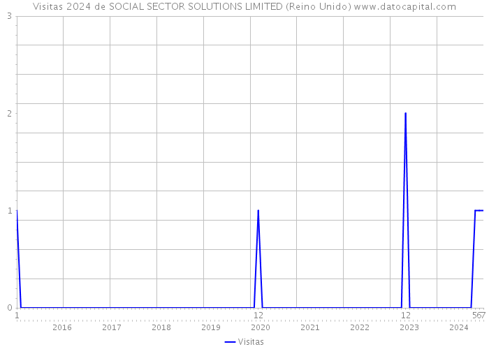 Visitas 2024 de SOCIAL SECTOR SOLUTIONS LIMITED (Reino Unido) 