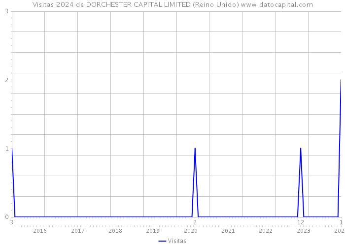 Visitas 2024 de DORCHESTER CAPITAL LIMITED (Reino Unido) 