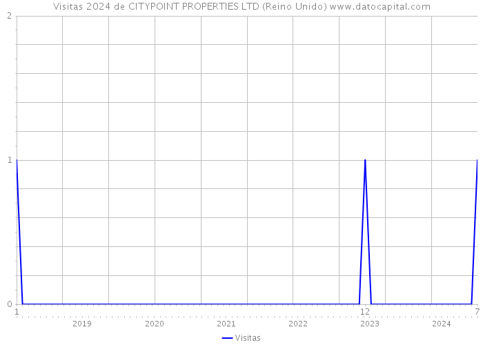 Visitas 2024 de CITYPOINT PROPERTIES LTD (Reino Unido) 