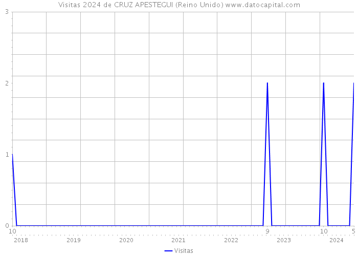 Visitas 2024 de CRUZ APESTEGUI (Reino Unido) 