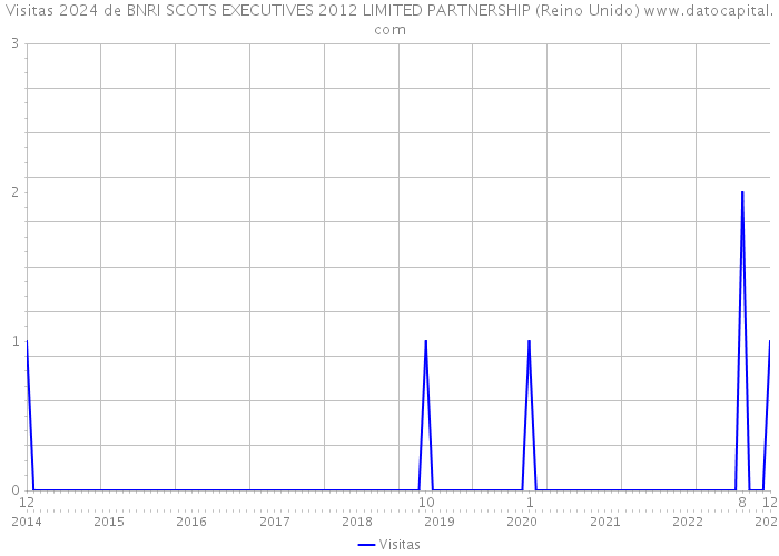 Visitas 2024 de BNRI SCOTS EXECUTIVES 2012 LIMITED PARTNERSHIP (Reino Unido) 