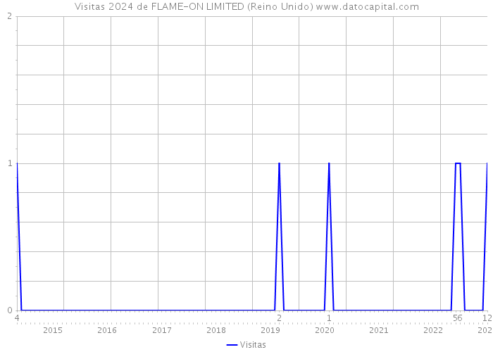 Visitas 2024 de FLAME-ON LIMITED (Reino Unido) 