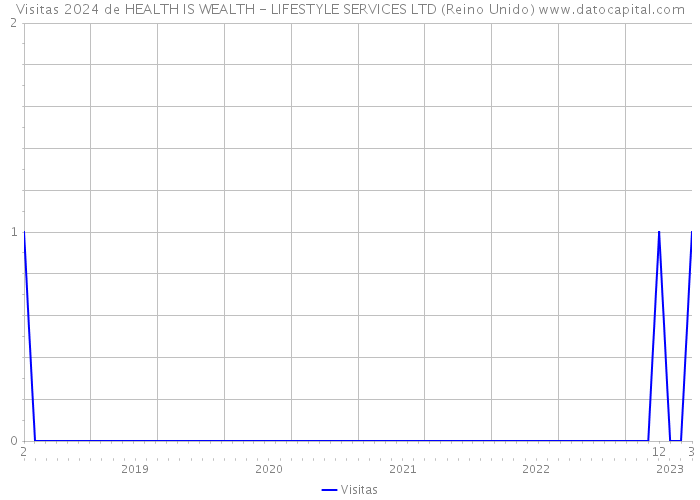 Visitas 2024 de HEALTH IS WEALTH - LIFESTYLE SERVICES LTD (Reino Unido) 