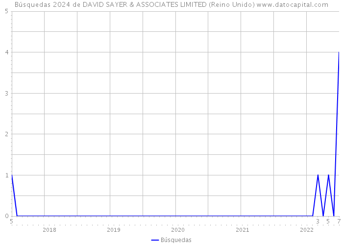 Búsquedas 2024 de DAVID SAYER & ASSOCIATES LIMITED (Reino Unido) 