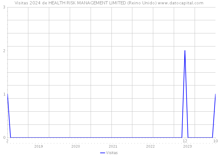 Visitas 2024 de HEALTH RISK MANAGEMENT LIMITED (Reino Unido) 