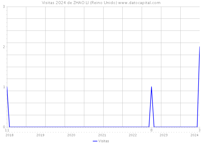 Visitas 2024 de ZHAO LI (Reino Unido) 