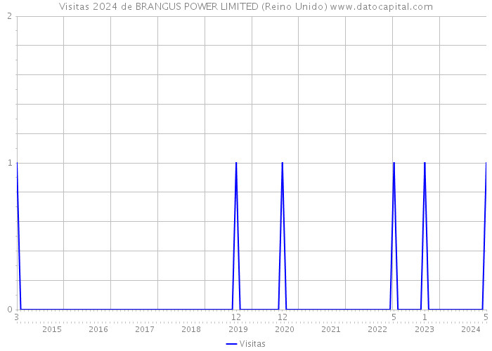 Visitas 2024 de BRANGUS POWER LIMITED (Reino Unido) 