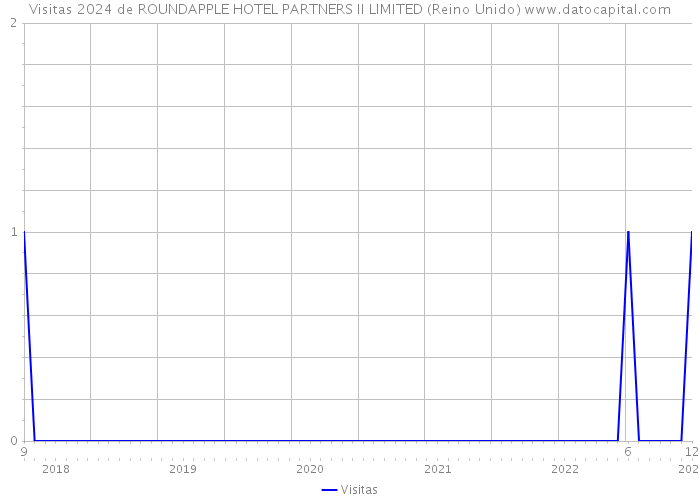 Visitas 2024 de ROUNDAPPLE HOTEL PARTNERS II LIMITED (Reino Unido) 