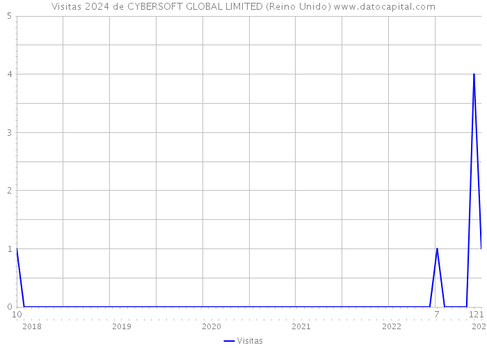 Visitas 2024 de CYBERSOFT GLOBAL LIMITED (Reino Unido) 