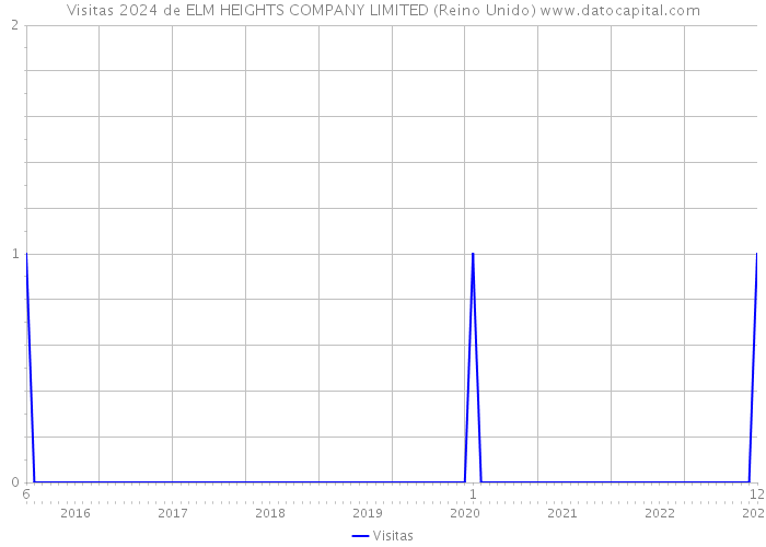 Visitas 2024 de ELM HEIGHTS COMPANY LIMITED (Reino Unido) 