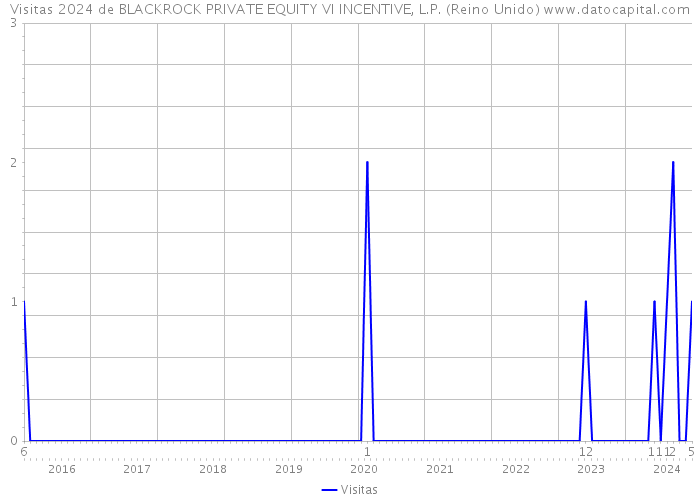 Visitas 2024 de BLACKROCK PRIVATE EQUITY VI INCENTIVE, L.P. (Reino Unido) 