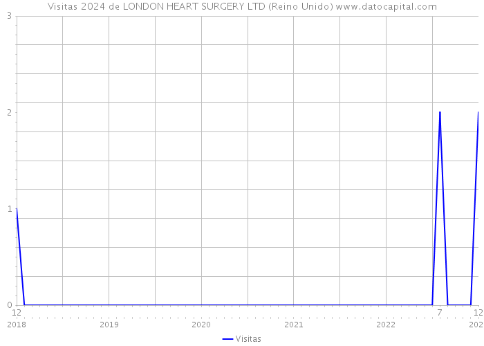 Visitas 2024 de LONDON HEART SURGERY LTD (Reino Unido) 