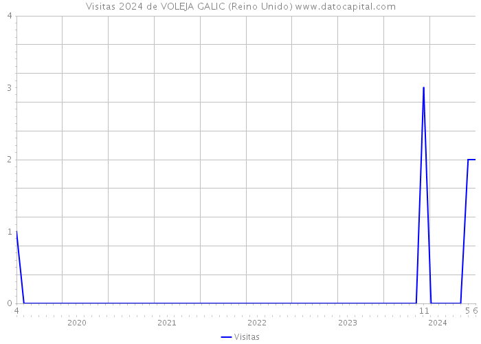 Visitas 2024 de VOLEJA GALIC (Reino Unido) 