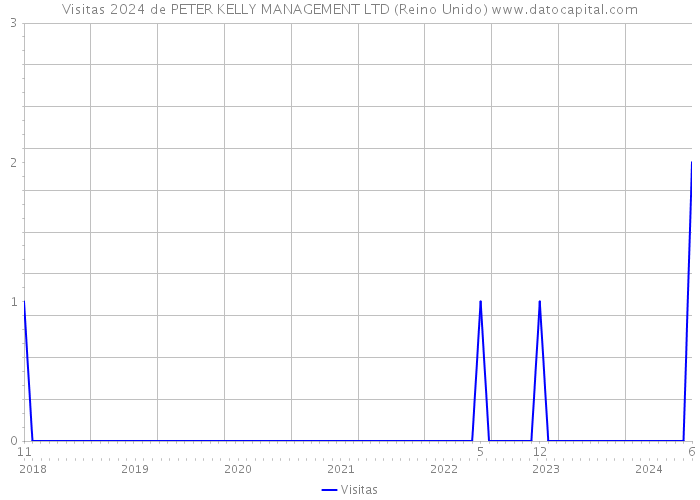 Visitas 2024 de PETER KELLY MANAGEMENT LTD (Reino Unido) 