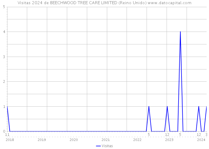 Visitas 2024 de BEECHWOOD TREE CARE LIMITED (Reino Unido) 