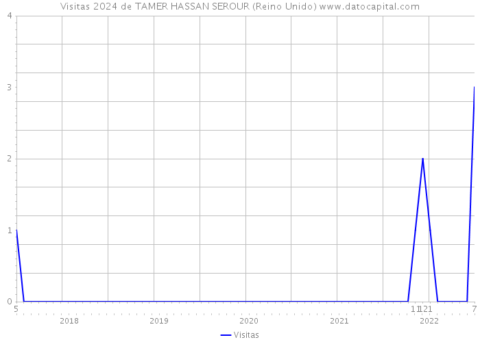 Visitas 2024 de TAMER HASSAN SEROUR (Reino Unido) 