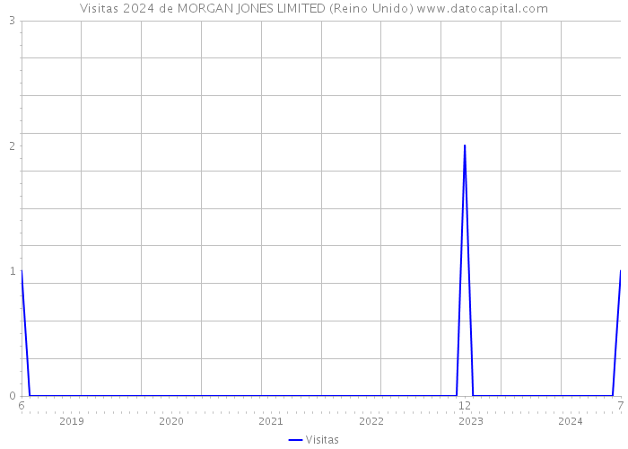 Visitas 2024 de MORGAN JONES LIMITED (Reino Unido) 