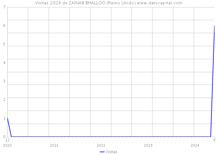 Visitas 2024 de ZAINAB BHALLOO (Reino Unido) 