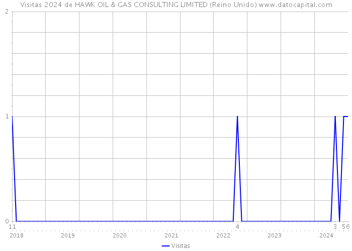 Visitas 2024 de HAWK OIL & GAS CONSULTING LIMITED (Reino Unido) 