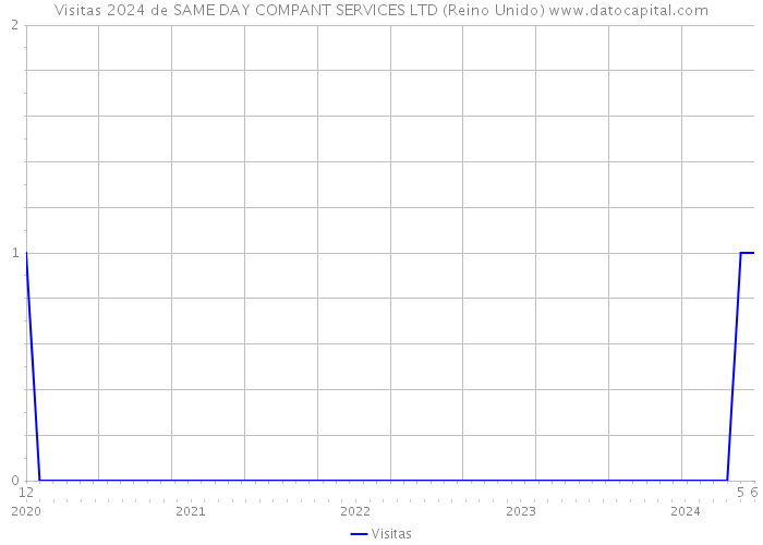 Visitas 2024 de SAME DAY COMPANT SERVICES LTD (Reino Unido) 