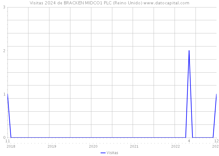 Visitas 2024 de BRACKEN MIDCO1 PLC (Reino Unido) 