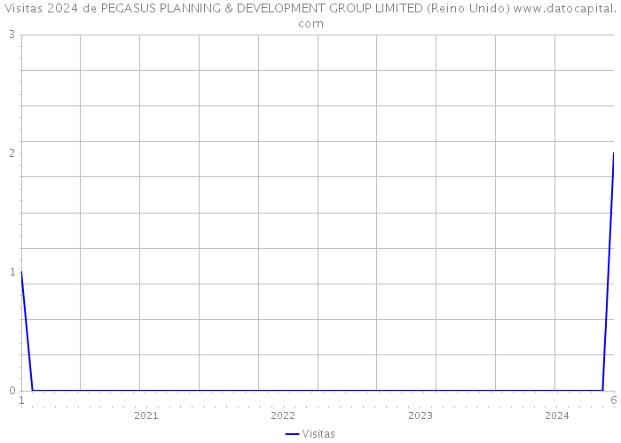 Visitas 2024 de PEGASUS PLANNING & DEVELOPMENT GROUP LIMITED (Reino Unido) 